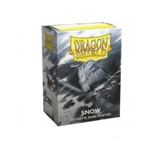 Fundas Standard Dual Matte Snow Nirin Blanco (100 fundas) Dragon Shield.