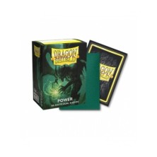 Fundas Standard Matte - 63mm x 88mm Metallic Green / Power - Dragon Shield