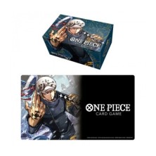 Tapete y caja de mazo Trafalgar Law One Piece Card Game Bandai