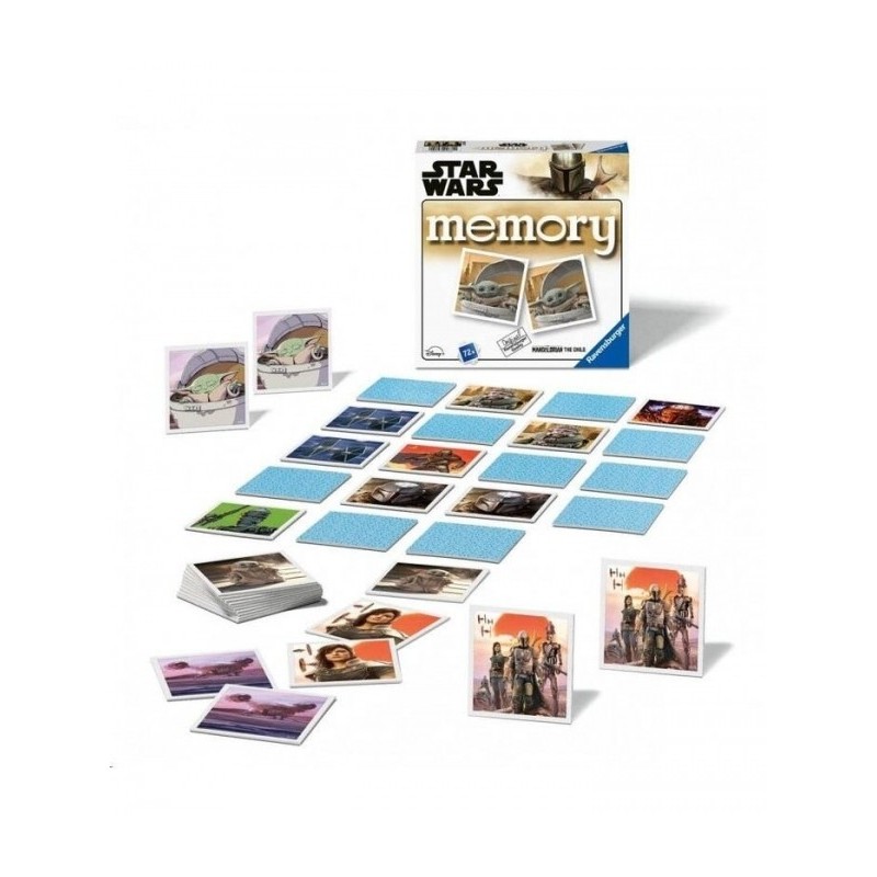 Memory® - Star Wars The Mandalorian Juego de cartas Ravensburger Juegos ...