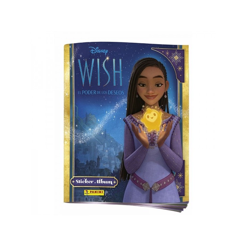 Album Panini Wish + 50 Pochettes De Stickers – 250 Stickers Dont Effets Or Et Métal, Poster Inclus