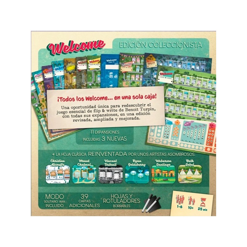 SD GAMES Welcome To... Verso La Casa Perfetta: Gioco Da Tavolo Flip & Write (1-6 Giocatori)