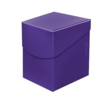 Caja de mazo Deck Box Eclipse 100 Morado Ultra Pro.