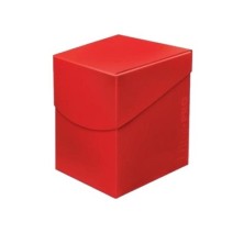 Caja de mazo Deck Box Eclipse 100 Rojo Ultra Pro.