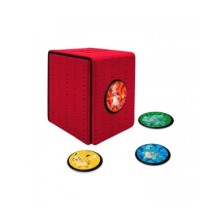 Caja de mazo Alcove Click Deck Box Kanto Pokémon Rojo Ultra Pro