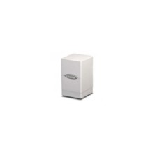 Caja de mazo Satin Tower Deck Box Blanco Ultra Pro.