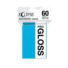 Fundas Small 62mm x 89mm Eclipse Gloss Azul Claro (60 fundas) Ultra Pro.
