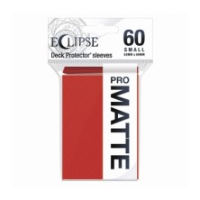 Fundas Small 62mm x 89mm Eclipse Matte Rojo (60 fundas) Ultra Pro.