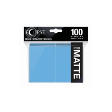 Fundas Eclipse Matte Standard Ultra Pro Color Sky Blue - Paquete de 100