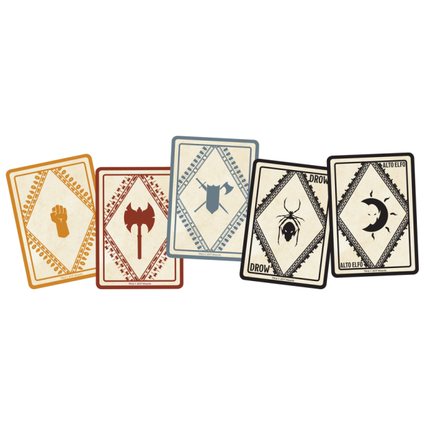 Dungeons & Dragons Cartas de conjuro: Poderes marciales y razas