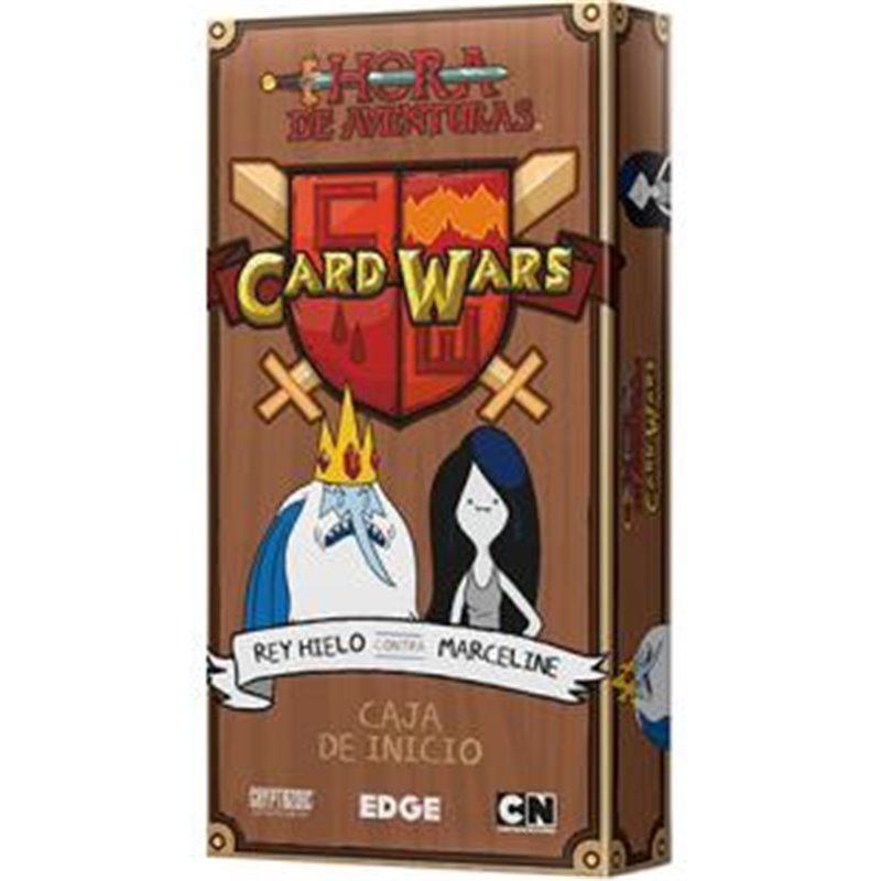 Hora de Aventuras Card Wars Rey Hielo contra Marceline