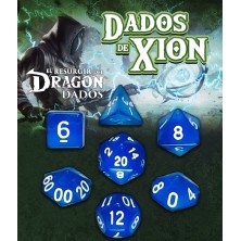 Dados de Xion: Azul Mármeron