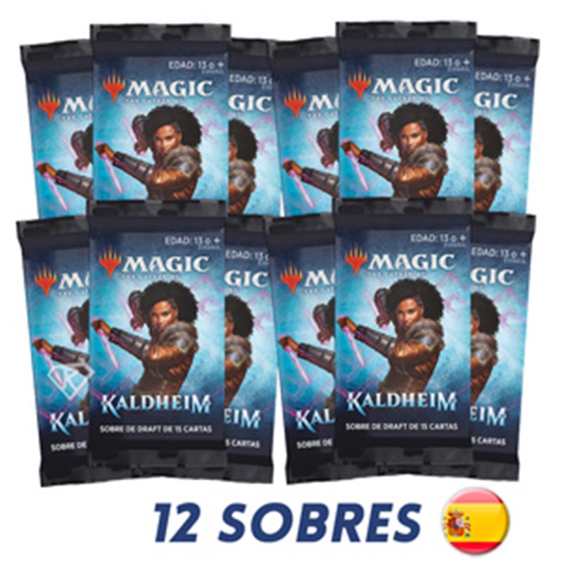 Kaldheim 12 Sobres de Cartas Draft Magic The Gathering (español)