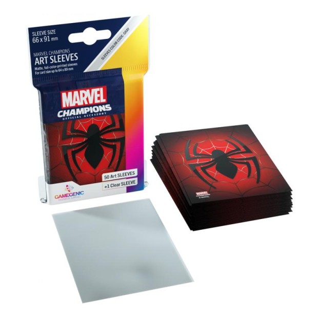 Fundas Spiderman Marvel Champions 66x91mm (50)