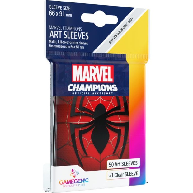 Fundas Spiderman Marvel Champions 66x91mm (50)