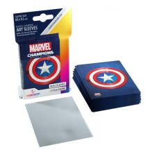 Fundas Capitán América Marvel Champions 66x91mm (50)