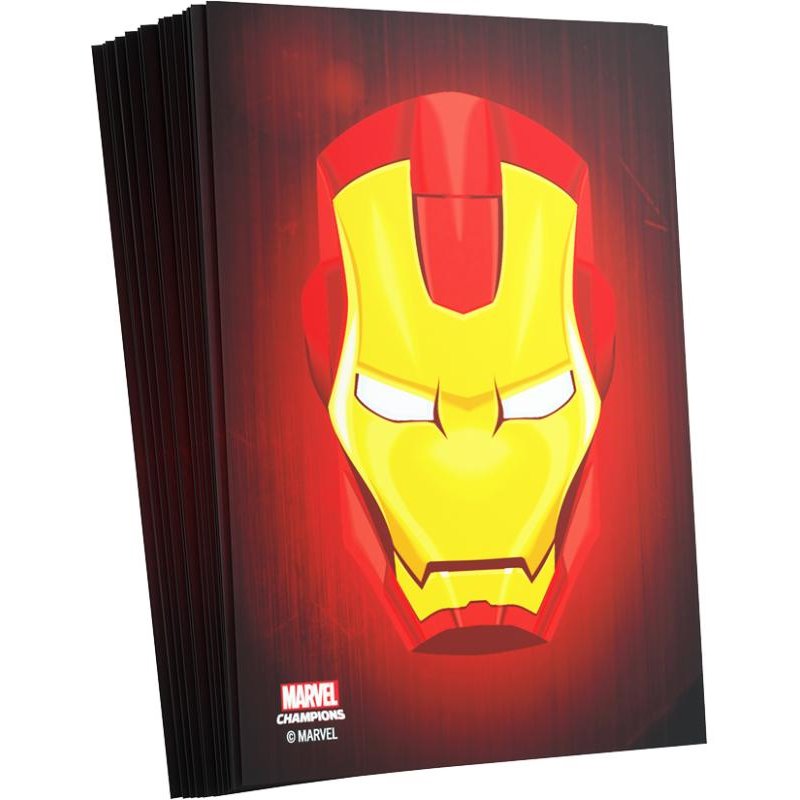 Fundas Ironman Cartas Marvel Champions 66x91mm (50)