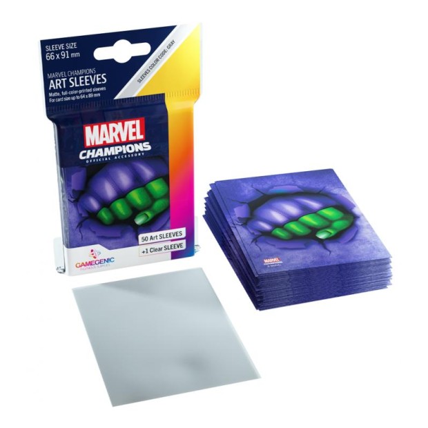 Fundas She-Hulk Cartas Marvel Champions 66x91mm (50)