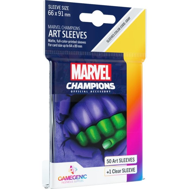 Fundas She-Hulk Cartas Marvel Champions 66x91mm (50)
