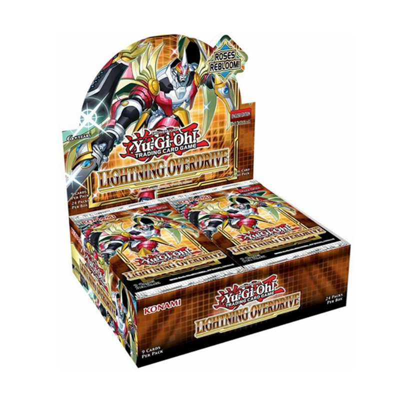 Lightning Overdrive Caja de 24 Sobres Yu-Gi-Oh (Inglés)