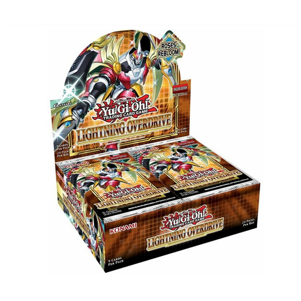 Lightning Overdrive Caja de 24 Sobres Yu-Gi-Oh (Inglés)