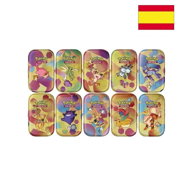 Mini Latta Pokémon Prismatic Evolutions - Confezione Da 2 Buste, Moneta Eevee E Figura Umbreon