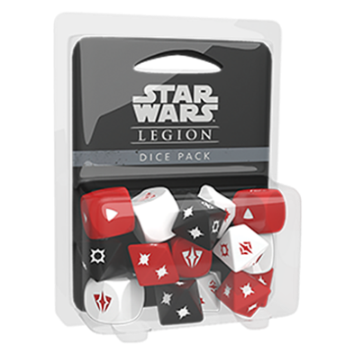 Pack De Dados De Ataque Para Star Wars: Legion - 16 Dados Personalizados (6 Blancos, 6 Negros, 4 Rojos), Accesorio Oficial Para El Juego De Estrategia