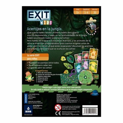 Devir - Exit: Muerte en el Orient Express, Juego de Mesa, Escape Room + -  Exit: El Museo