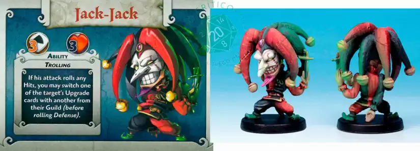 Arcadia Quest Infierno Héroe Miniatura Jack-Jack