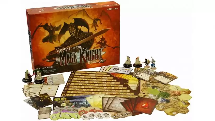 Caja y Componentes Mage Knight