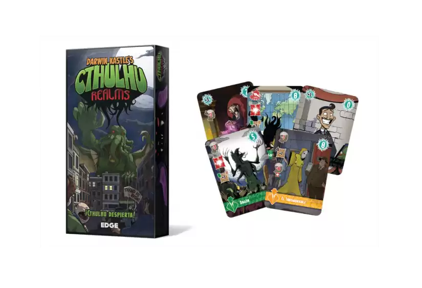 Cthulhu Realms Caja y Cartas