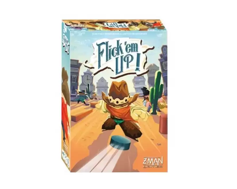 Flick'Em UP Juego de Mesa Caja