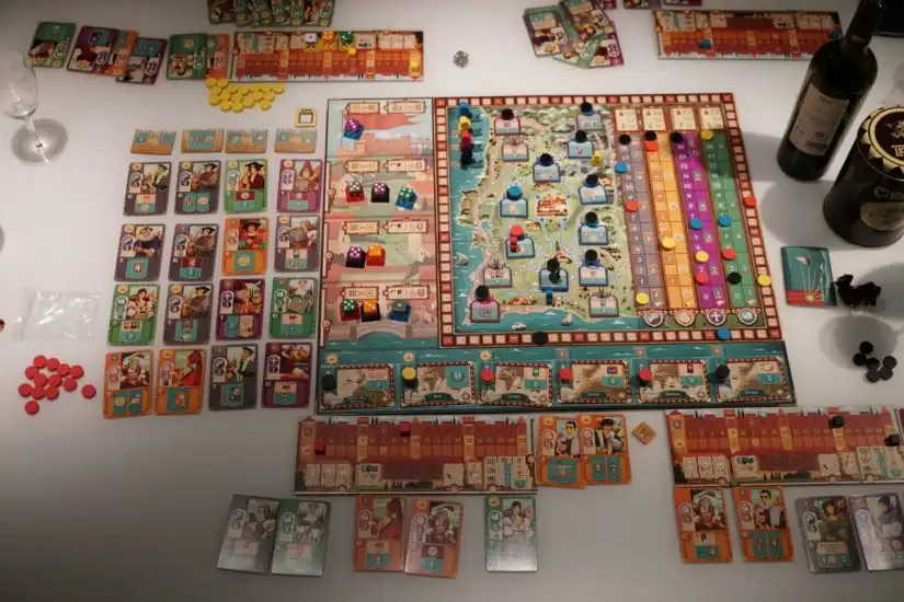 Foto de partida a Coimbra el juego de mesa