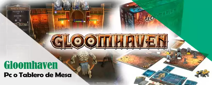 Portada Gloomhaven en Steam Mesa