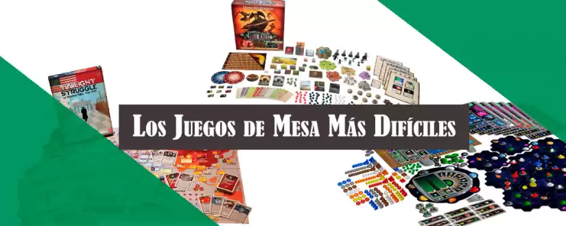 Portada Los Juegos de Mesa Más Difíciles