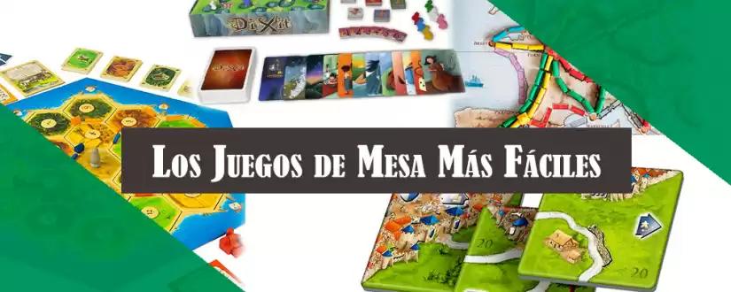 Portada Los Juegos de Mesa Más Fáciles