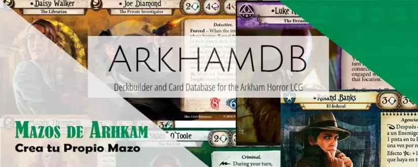 Portada Mazos Arkham Horror Lcg