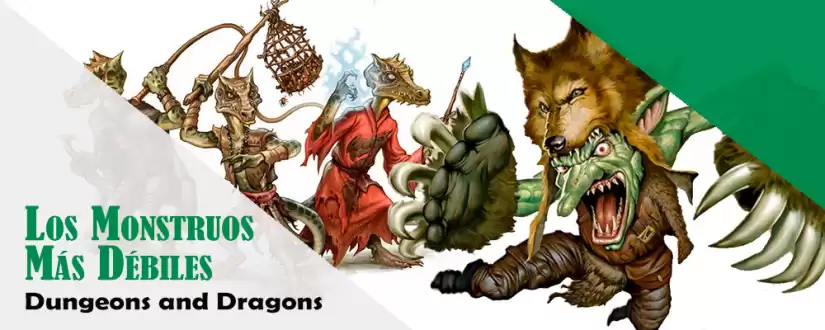 Portada Monstruos Más Débiles de Dungeons and Dragones