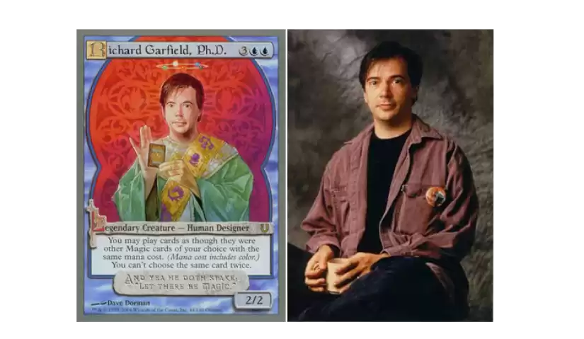 Richard Garfield como Carta Magic