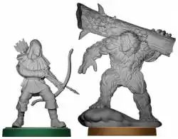 miniatura robin hood y miniatura bigfoot