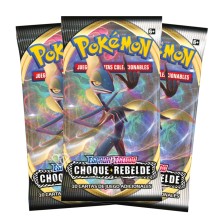 compra Pokémon Pack 3 Sobres Espada y Escudo Choque Rebelde (español)
